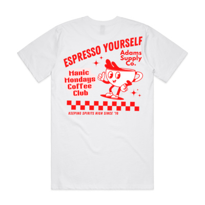 MANIC MONDAYS COFFEE CLUB - WHITE Thumbnail